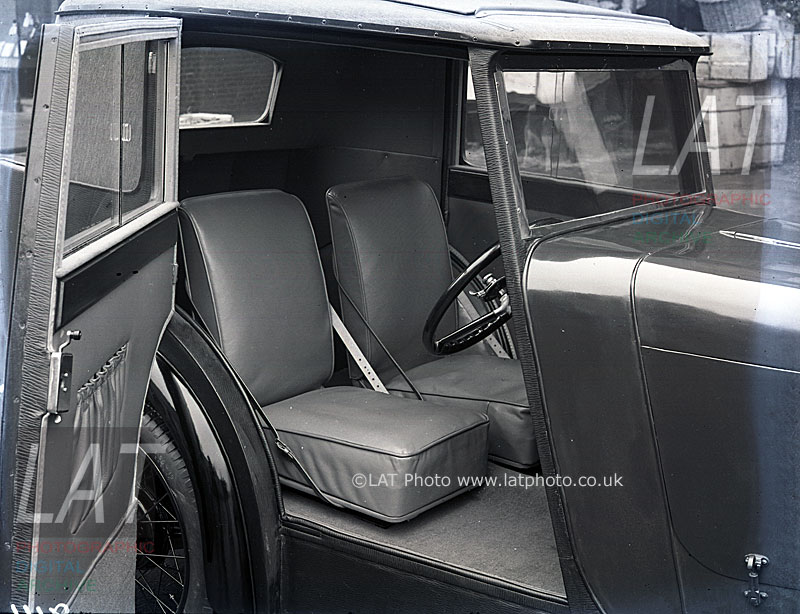 Austin Seven TD Coupe interior